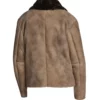 Suede Shearling Leather Jacket