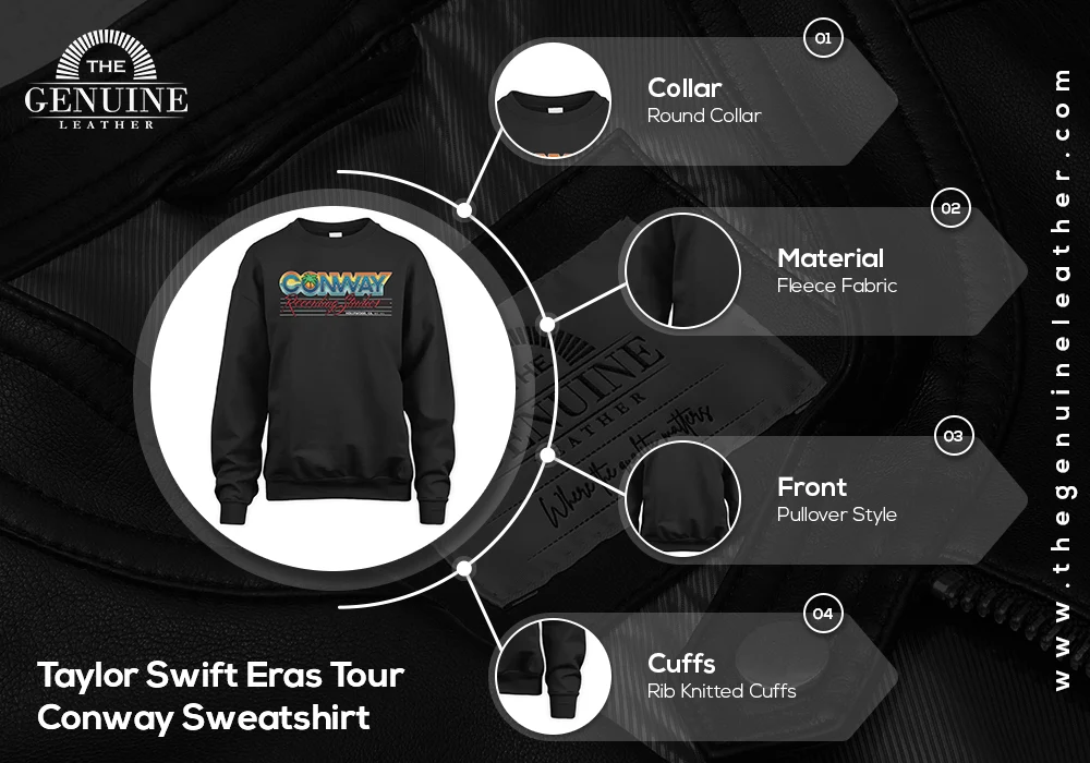 Taylor Swift Eras Tour Conway Sweatshirt