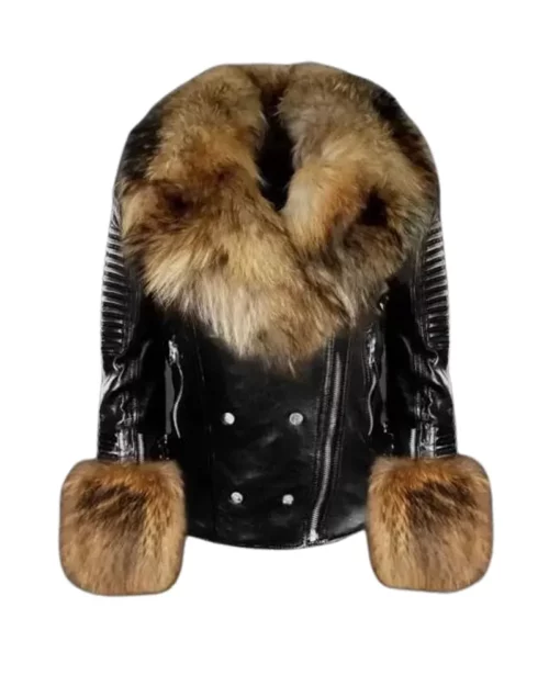 Women's Fur Leather Jacket