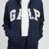 Blue Gap Logo Zip Up Hoodie