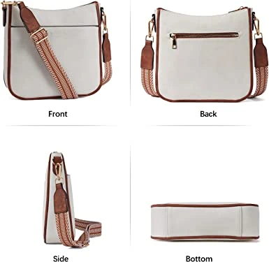 BOSTANTEN Crossbody Bags for Women Leather Handbags Hobo Shoulder Bags with Adjustable