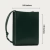 Green Small Tangle Shoulder Leather Bag