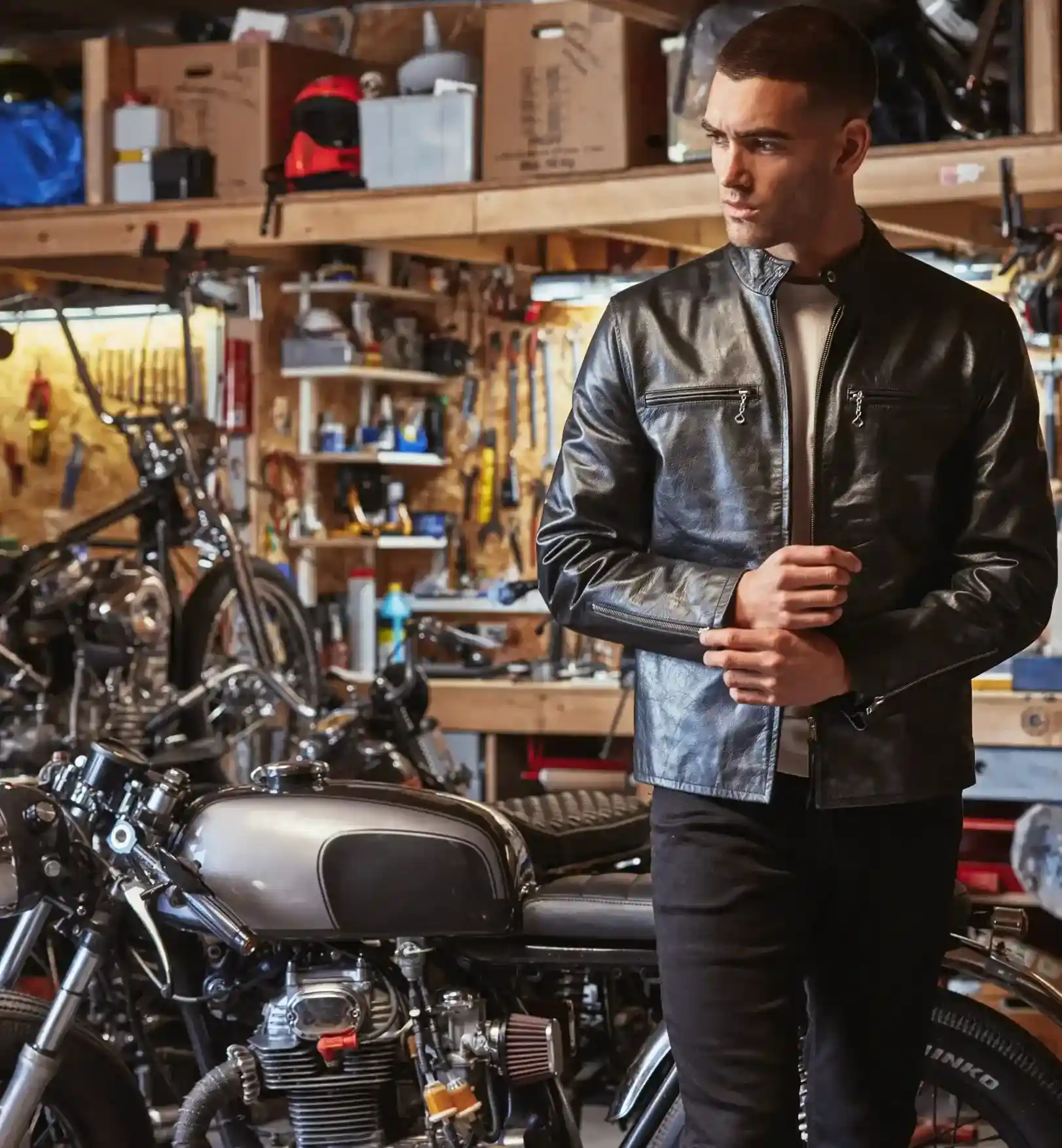 How to Style in a Cafe Racer Jacket? - TheGenuineLeather