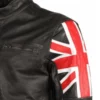 Mens British Flag Genuine Biker Jacket