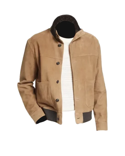 Mens Brown Suede Jacket