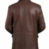 Real leather blazer