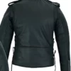 Women’s Classic Black Motorcycle Leather Jacket