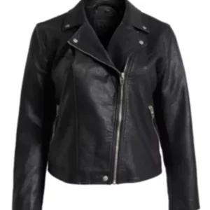Womens Lifechanger Biker Leather Jacket