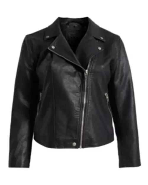 Womens Lifechanger Biker Leather Jacket
