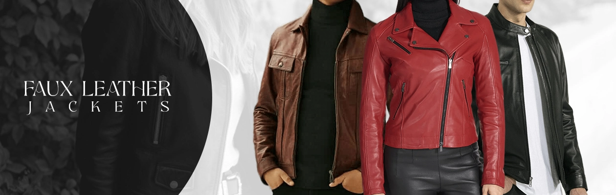 faux leather jackets