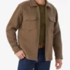 Trendy Men’s Wool Over Shirt Jacket
