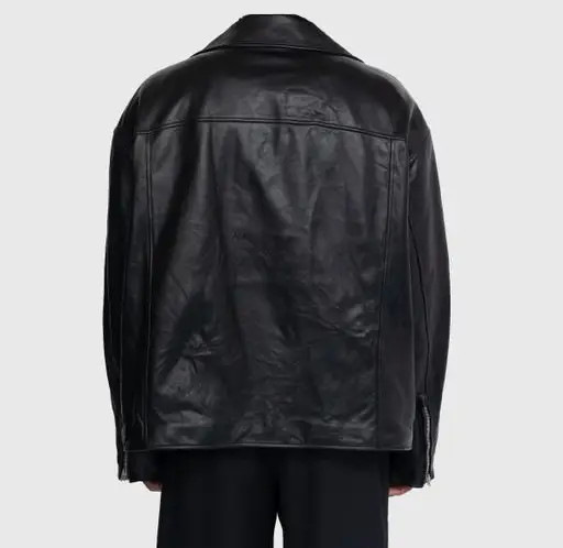 Acne Studios Distressed Leather Jacket