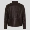 Goodwood Leather Jacket Brown back