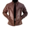 Men Classic Cafe Racer Leather Jacket