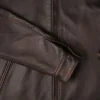 Men Dark Brown Roadster Jacket
