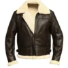 Men's Aviator Sheepskin Leather Jacket