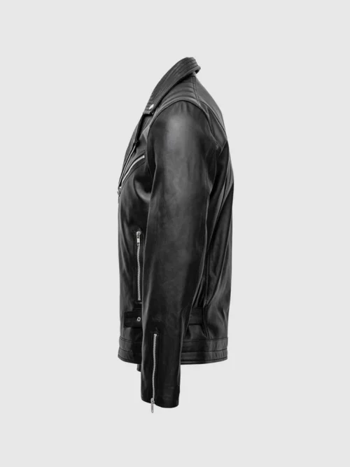 Mens Biker Leather Jacket