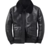 Men’s Black B3 Bomber Leather Jacket