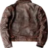 Men’s Vintage Cowhide Brown Leather Jacket