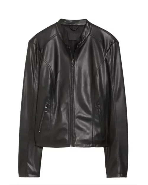 Women Faux Leather Biker Jacket
