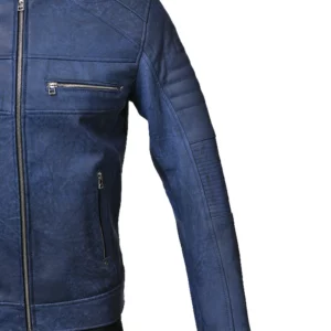 Men’s Elite Café Racer Motorcycle Distressed Jacket