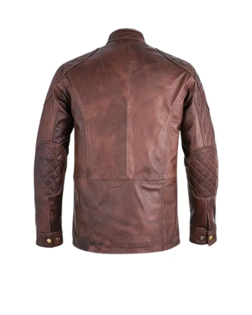 Three Quarter Brontes Brown Long Jacket