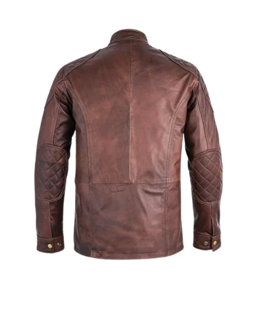 Three Quarter Brontes Brown Long Jacket