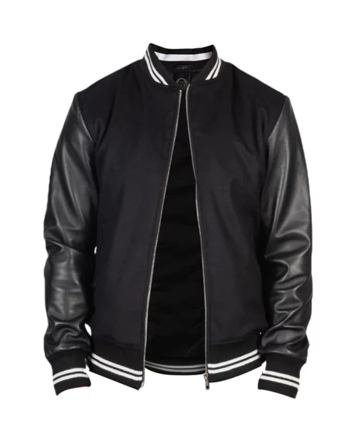 Harrison Black Varsity Jacket