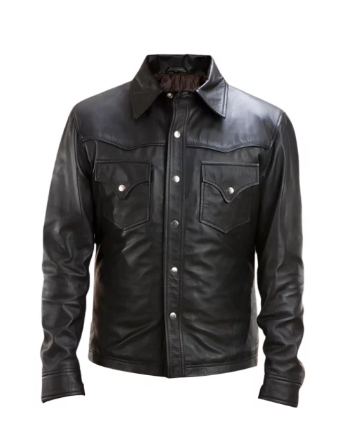 Men Western American Trucker Jacket