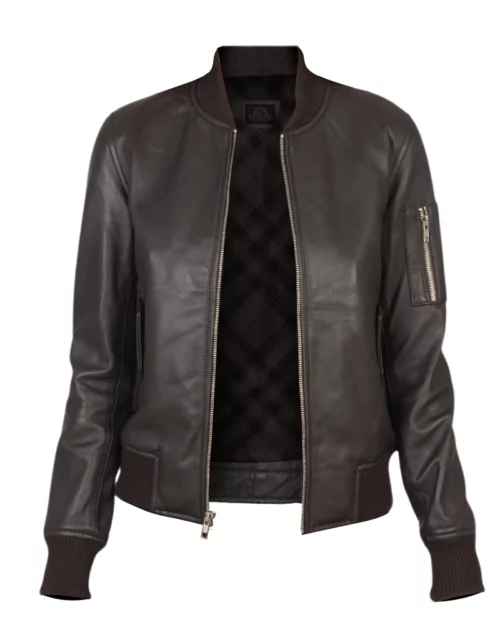 Women's Ava Ma-1 Leather Jacket