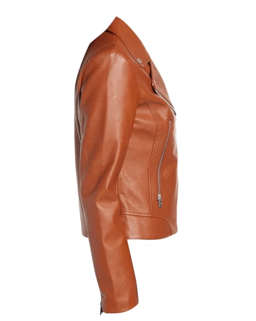 Women's Real Brown Leather Jacket