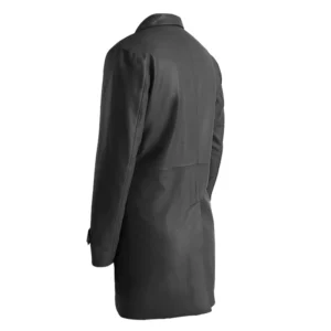 Men Classmith Black Leather Coat