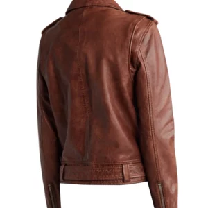 Men Genuine Fashion Motorcycle Jacket