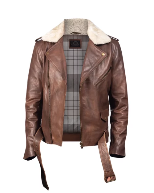 Mens Brown Winter Protection Jacket