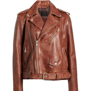 Men's Genuine Fashion Motorcycle Jacket