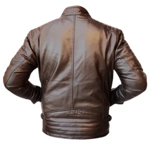 Mens Handmade Slim Fit Leather Jacket