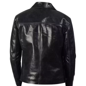 Men's Mystical Black Leather Jacket