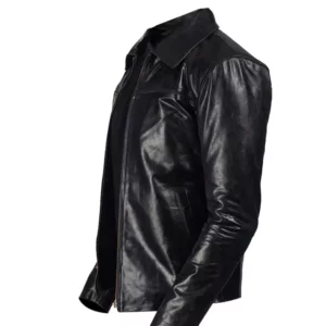 Mens Mystical Black Leather Jacket