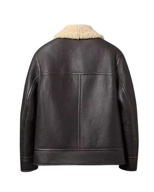 Womens B3 RAF Aviator Shearling Leather Jacket
