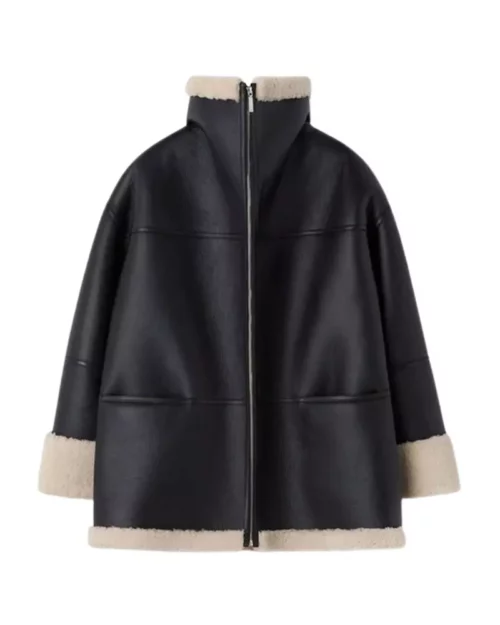 Womens B3 RAF Aviator Sheepskin Leather Jacket