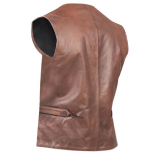 Auden Brown Leather Vest