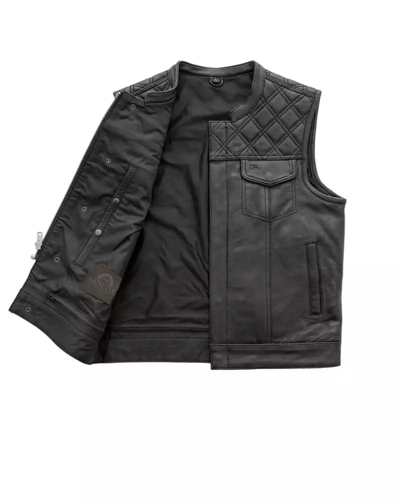 ジャケット・アウター BALLSY.BROTHERS leather down vest BALLSY.BROTHERS leather down vest メンズ