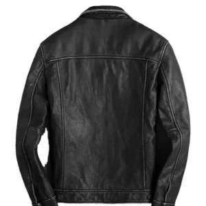 Men Causal Shirt Style Lambskin Jacket