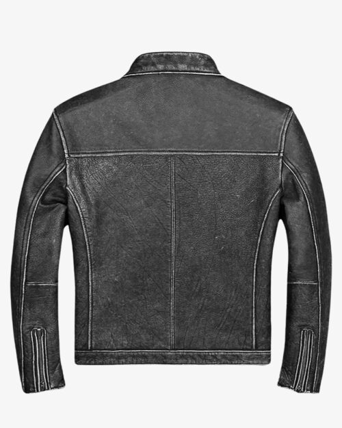 Men Classic Casual Vintage Biker Jacket
