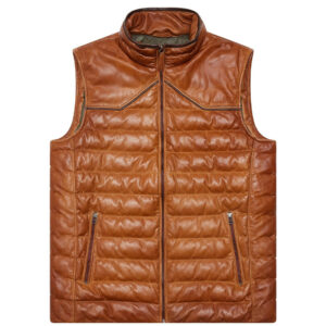 Men Maverick Leather Vest