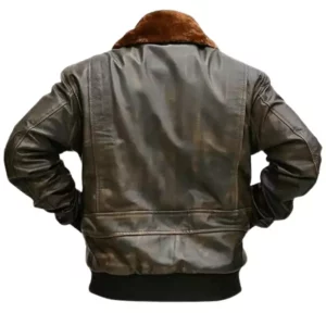 Men's G-1 Flight Distressed Brown Aviator Jacket