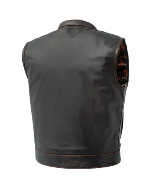 The Club Cut Mern's Motorcycle Leather Vest