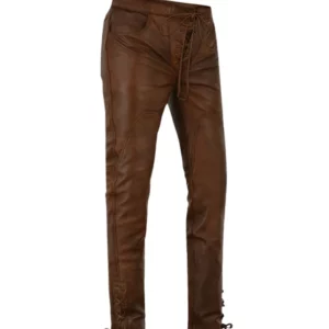 Brown Leather Pants