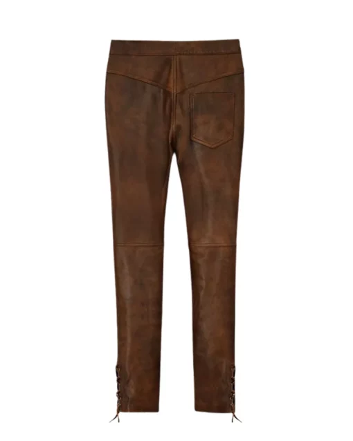 Cowboy Brown Leather Pants