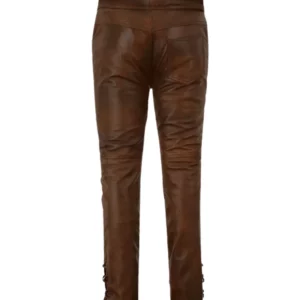 Cowboy Lace up Leather Pant